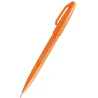 PISAK PĘDZELEK DO KALIGRAFII I LITERNICTWA PENTEL BRUSH SIGN PEN POMARAŃCZOWY SES15C-F