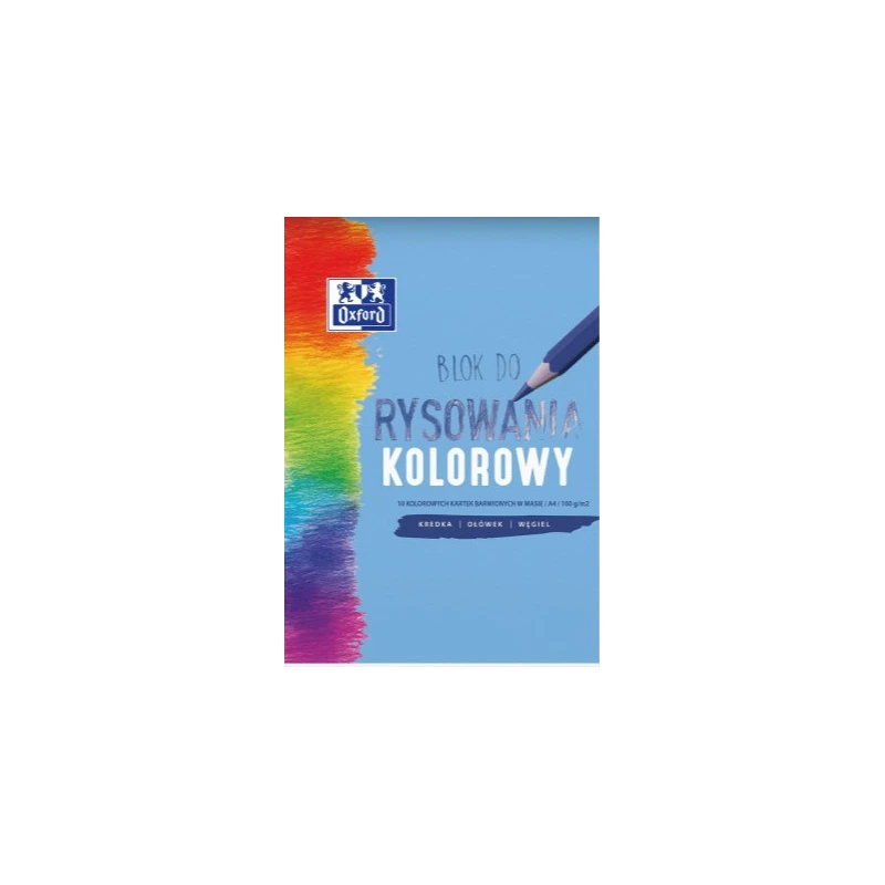 BLOK RYSUNKOWY OXFORD A4 100G KOLOR 400166069