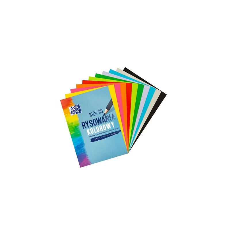BLOK RYSUNKOWY OXFORD A4 100G KOLOR 400166069