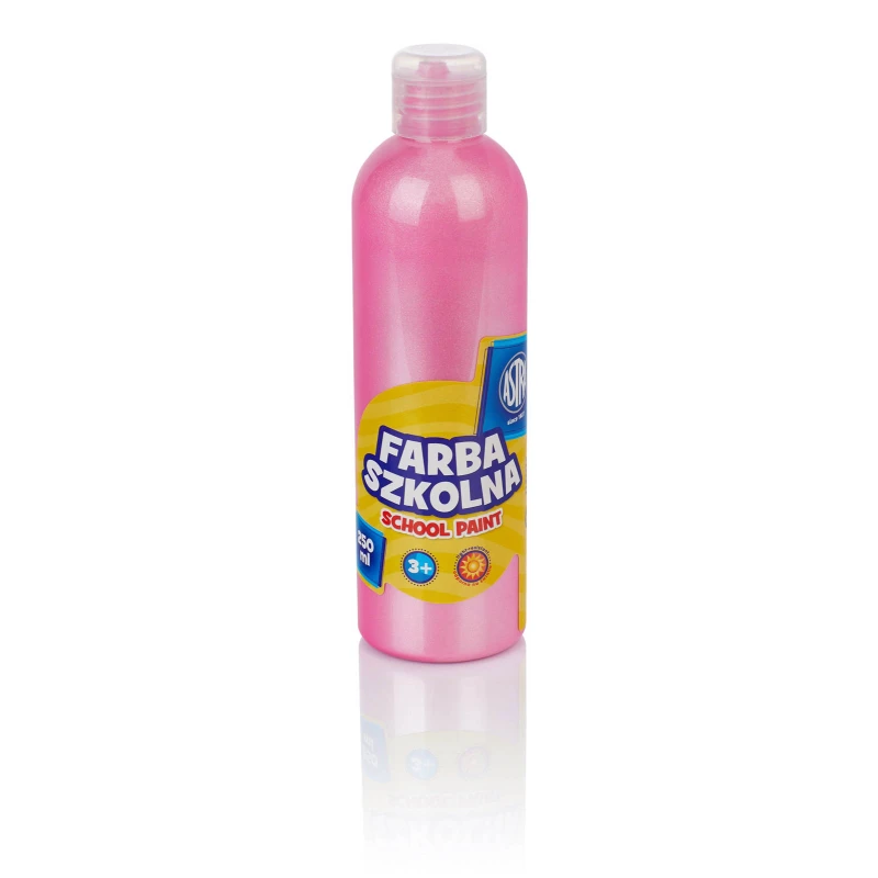FARBA SZKOLNA  ASTRA 250ML PERŁOWA RÓŻOWA
