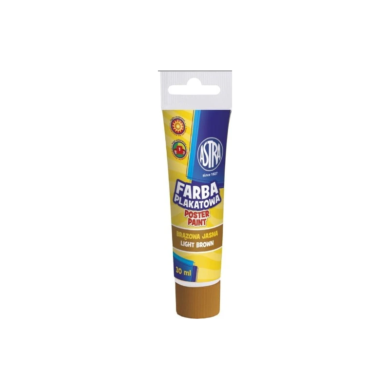 FARBY PLAKATOWE 30ML TUBY J.BRĄZOWA ASTRA