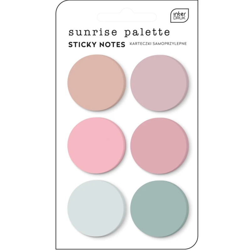 KARTECZKI  SAMOPRZYLEPNE KSZTAŁTY PALETTE INTERDRUK