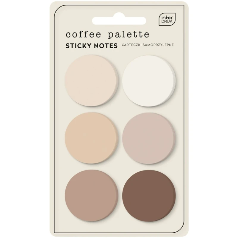 KARTECZKI  SAMOPRZYLEPNE KSZTAŁTY PALETTE INTERDRUK