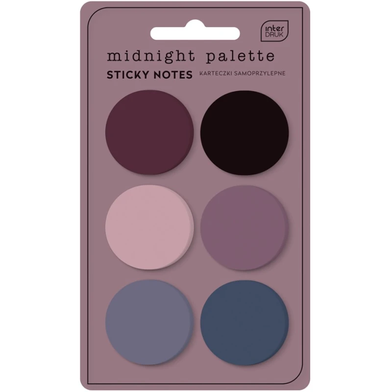 KARTECZKI  SAMOPRZYLEPNE KSZTAŁTY PALETTE INTERDRUK