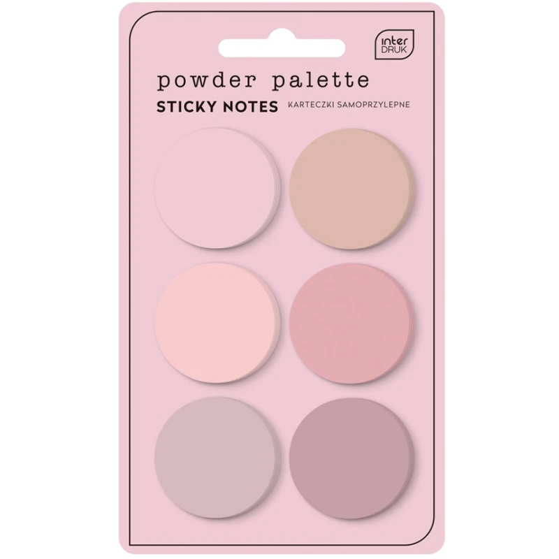 KARTECZKI  SAMOPRZYLEPNE KSZTAŁTY PALETTE INTERDRUK