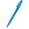 PISAK PĘDZELEK DO KALIGRAFII I LITERNICTWA PENTEL BRUSH SIGN PEN BŁĘKITNY SES15C-S