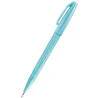 PISAK PĘDZELEK DO KALIGRAFII I LITERNICTWA PENTEL BRUSH SIGN PEN JASNOBŁĘKITNY SES15C-S2X