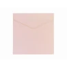 KOPERTA 160MM X 160MM GŁADKI RÓŻOWY SATYNOWANY 130G/M2, 10SZT ARGO