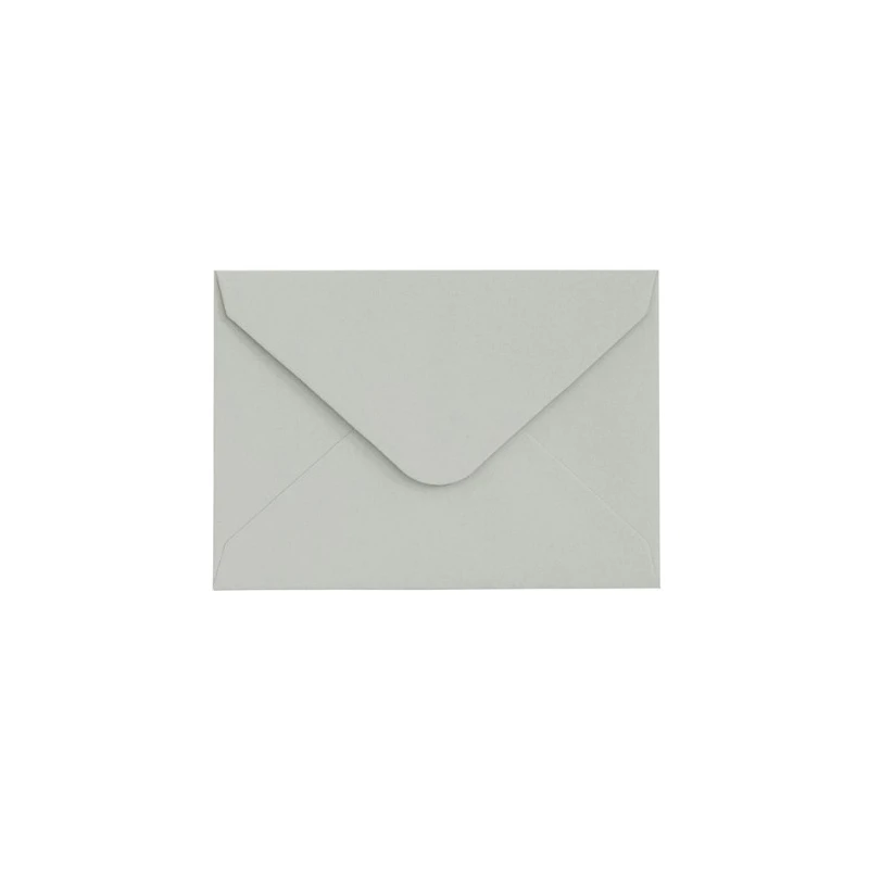 KOPERTA 70MM X100MM GŁADKI JASNOSZARY SATYNOWANY K, 130G/M2, OP/10SZT
