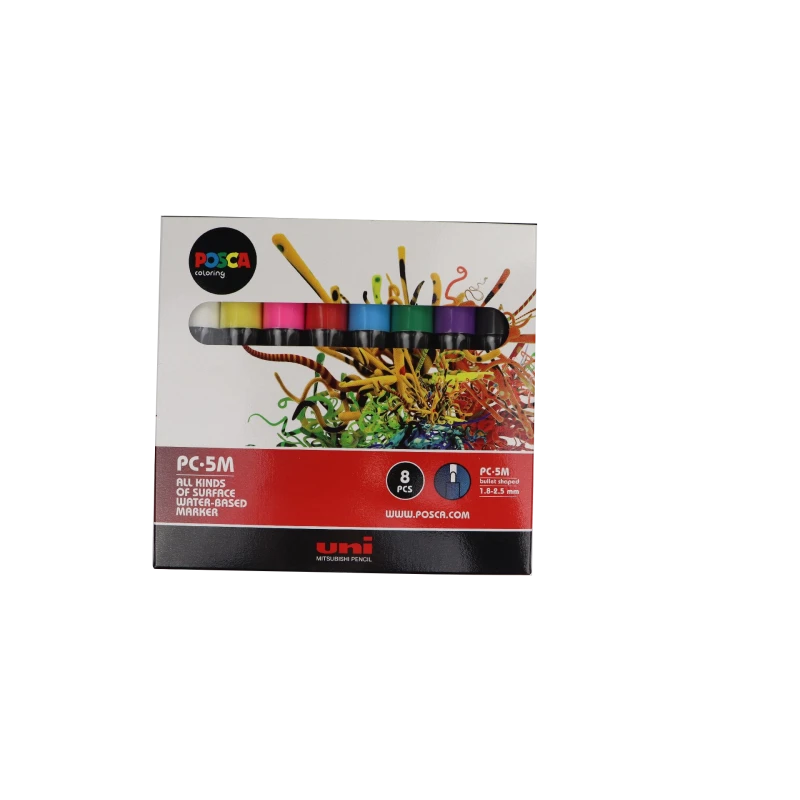 MARKER POSCA PC5M 8SZT UNI PC5M/8C - zestaw nr 4