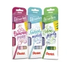 ZESTAW OWOCOWE POPISY + NIEBIESKIE POPISY+ZIELONE JAGODY PLUS GRATIS PASTELE 12 KOL PENTEL