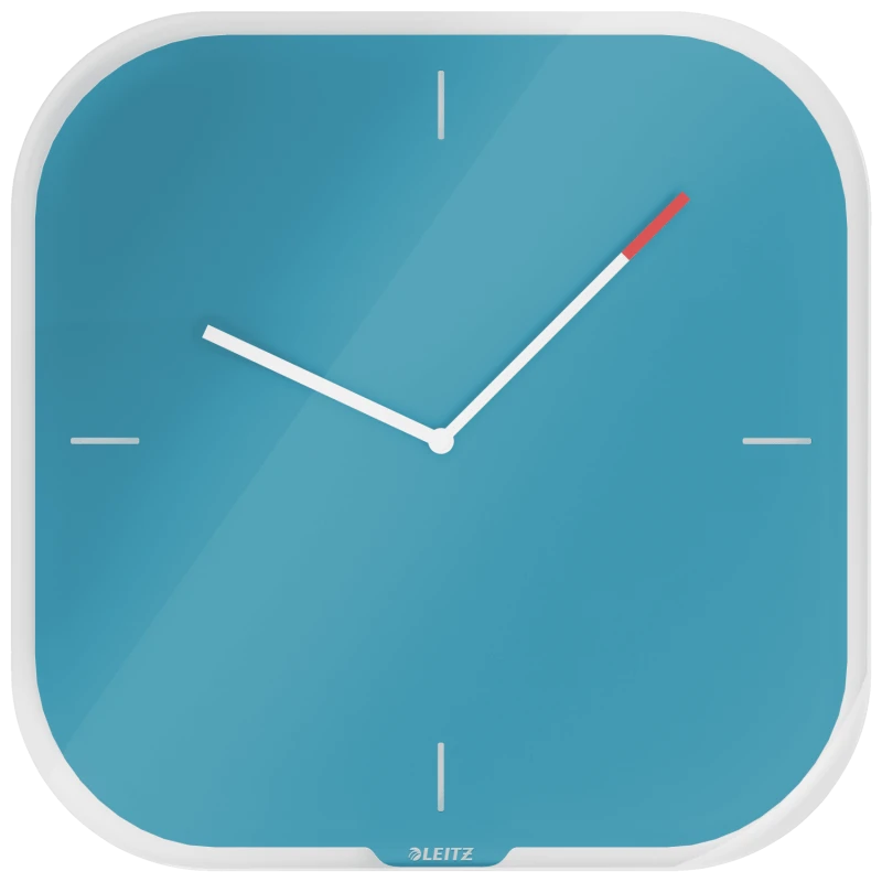 ZEGAR ŚCIENNY LEITZ COSY NIEBIESKI