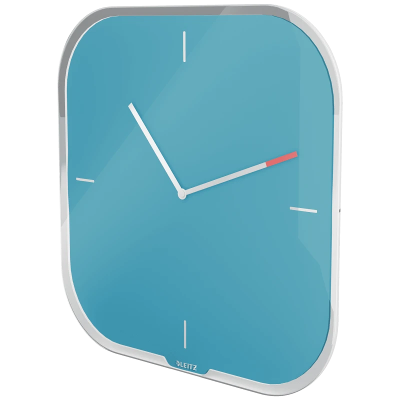 ZEGAR ŚCIENNY LEITZ COSY NIEBIESKI