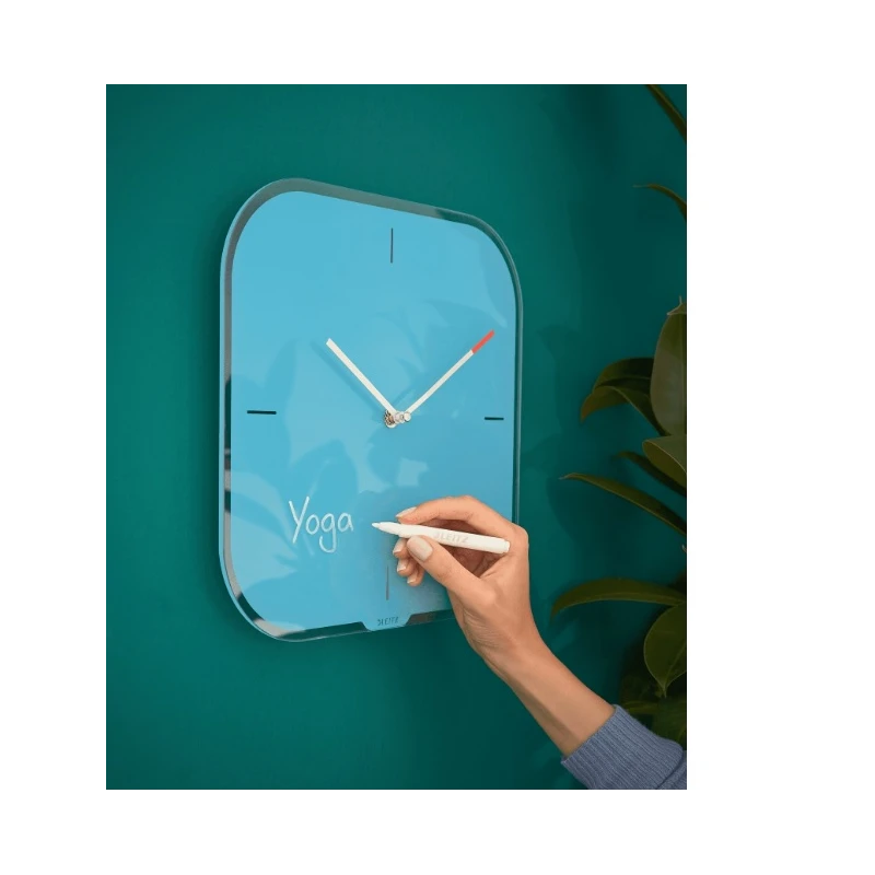 ZEGAR ŚCIENNY LEITZ COSY NIEBIESKI