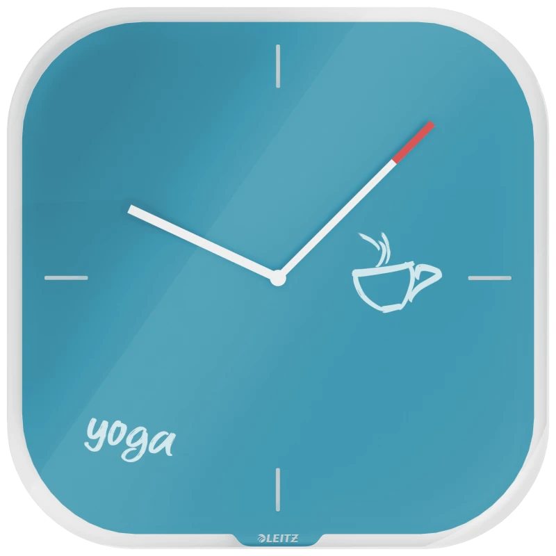 ZEGAR ŚCIENNY LEITZ COSY NIEBIESKI