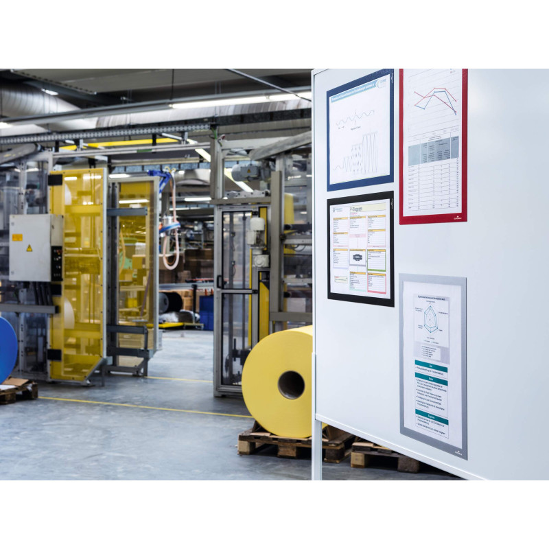 RAMKA INFORMACYJNA A3 DURAFRAME MAGNETIC SREBRNA 5SZT