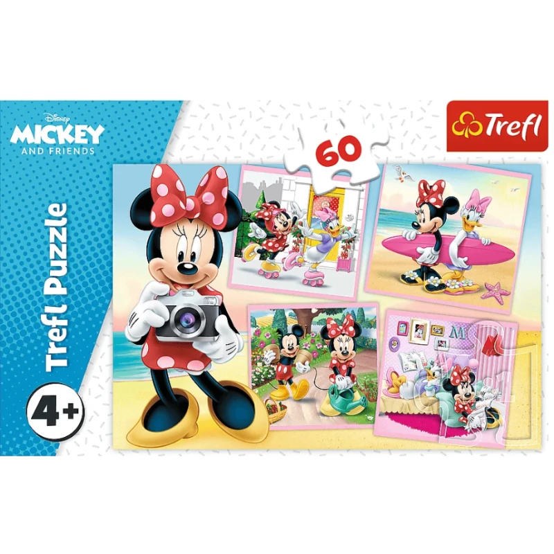 PUZZLE 60 TREFL UROCZA MYSZKA MINNIE