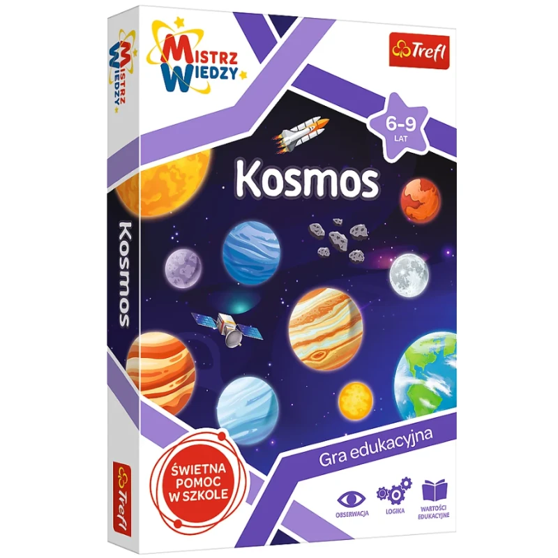 GRA PLANSZOWA KOSMOS MISTRZ WIEDZY TREFL