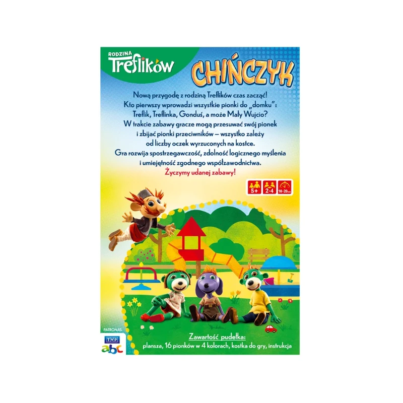 GRA PLANSZOWA CHIŃCZYK RODZINA TREFLIKÓW