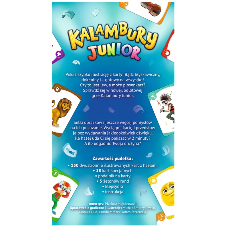 GRA RODZINNA KALAMBURY JUNIOR TREFL 4+