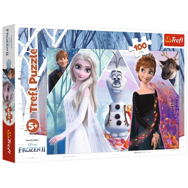 PUZZLE 100 TREFL ZACZAROWANA KRAINA FROZEN KRAINA LODU