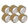 TAŚMA PAKOWA 48x50 BRĄZ 4850 6szt
