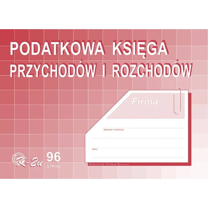 K02 PODATKOWA KSIĘGA PRZYCHODÓW I ROZCHODÓW