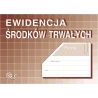 Edytuj: DRUK EWIDENCJA ŚRODKÓW TRWAŁYCH A5 K08