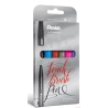 PISAK PĘDZELKOWE TOUCH BRUSH PEN KPL 6 SES15 PENTEL