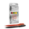 PISAK PĘDZELKOWE TOUCH BRUSH PEN KPL 6 SES15 PENTEL