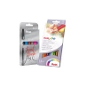 PISAK PĘDZELKOWE TOUCH BRUSH PEN KPL 6 SES15 PENTEL