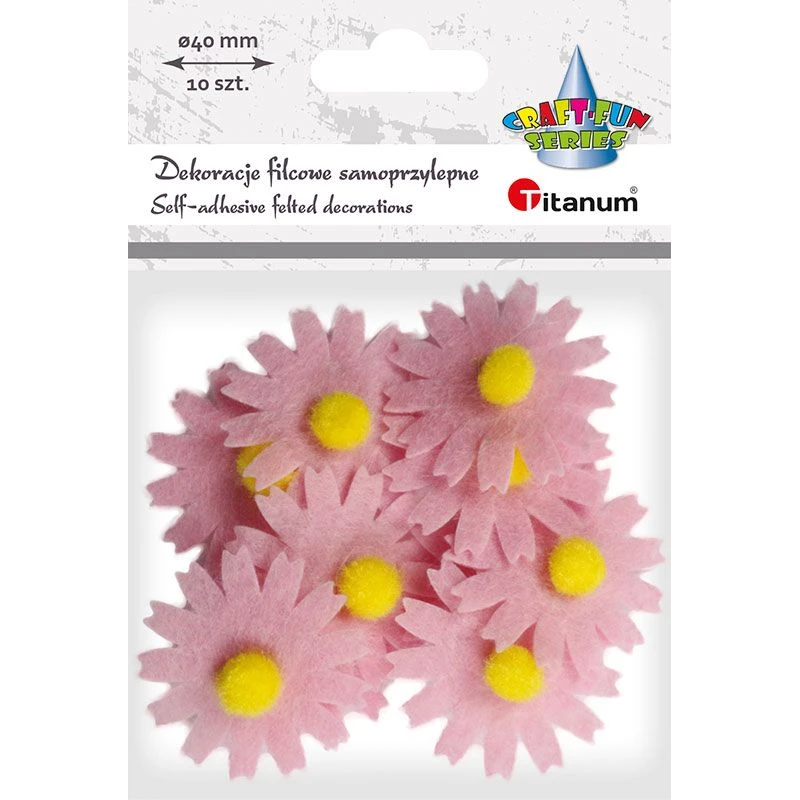 NAKLEJKI KWIATY SAMOPRZYLEPNE  A"10 3D 472604 TITANUM