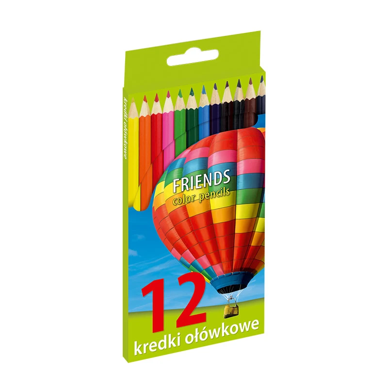 Kredki ołówkowe grand supe soft 12 kolorów