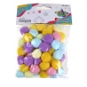 POMPONY POLIESTROWE PASTEL 60SZT  462567 TITANUM