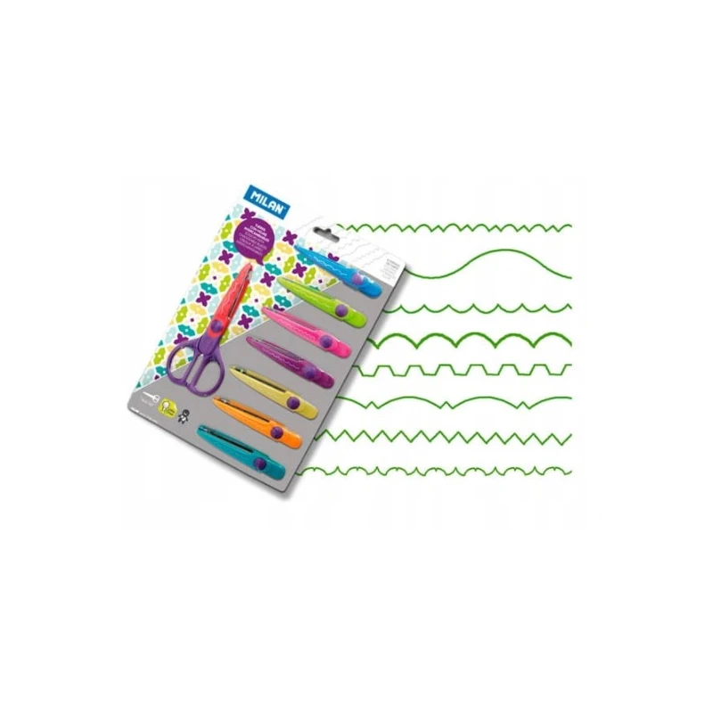 NOŻYCZKI DO WYC. WZORÓW Z 8 OSTRZAMI 14930908 MILAN