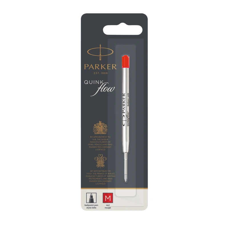 WKŁAD DO DŁUGOPISU CZERWONY (M)  PARKER