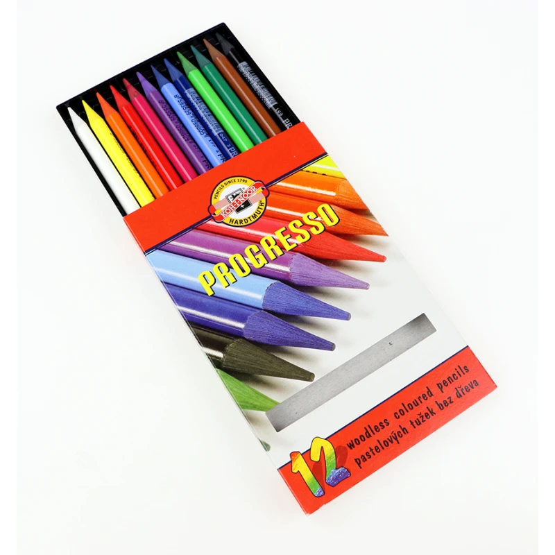 KREDKA 12 KOL. PROGRESSO KOH-I-NOOR