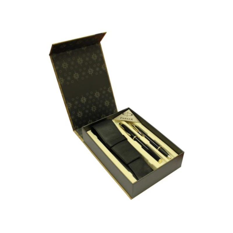 ZESTAW PARKER IM CORE DUO PIÓRO+DŁUGOPIS+ETUI PAGANI S0822630 GRAWER prezent
