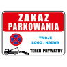Tabliczka informacyjna A5 Teren Prywatny