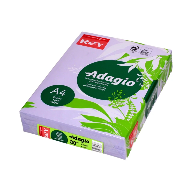 PAPIER KSERO REY ADAIGO A4/80G LAWENDOWY 61