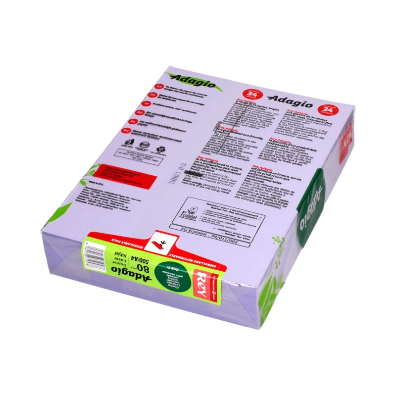 PAPIER KSERO REY ADAIGO A4/80G LAWENDOWY 61