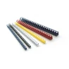 GRZBIET PLASTIKOWY CZARNY DO BINDOWANIA 8MM/100SZT CZARNY OFICIO 405082