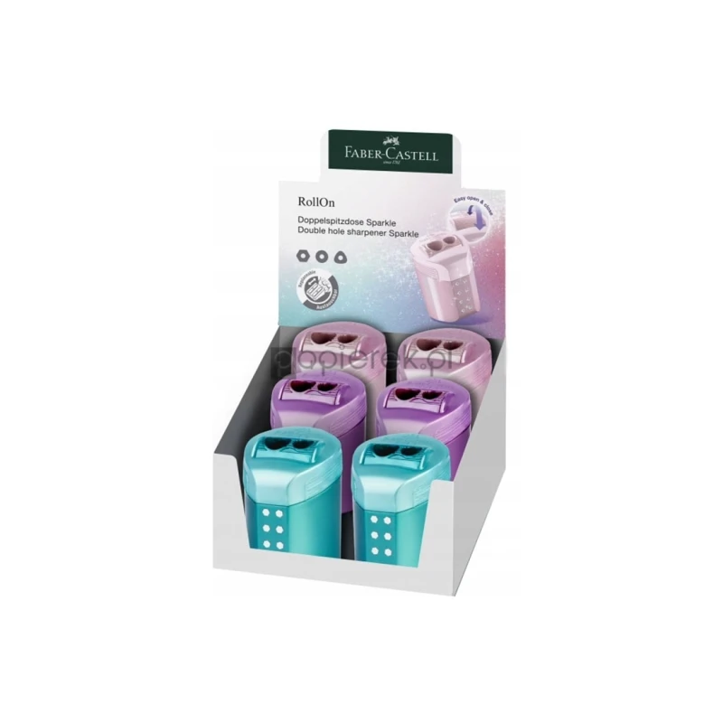Temperówka podwójna RollOn Sparkle Faber-Castell