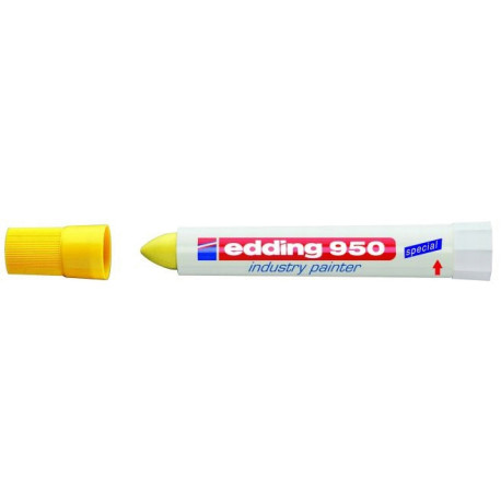 Marker przemysłowy EDDING 950 w paście Żółty