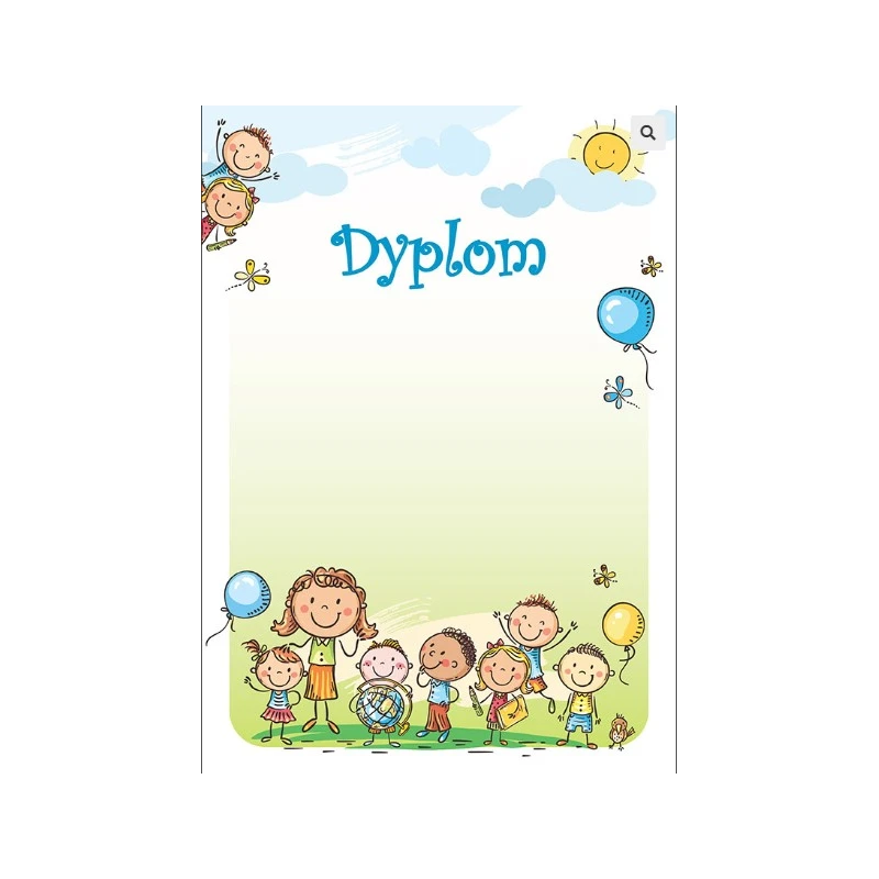 DYPLOM PRZEDSZKOLAKI 170G/M2 25SZT 215117 GALERIA PAPIERU