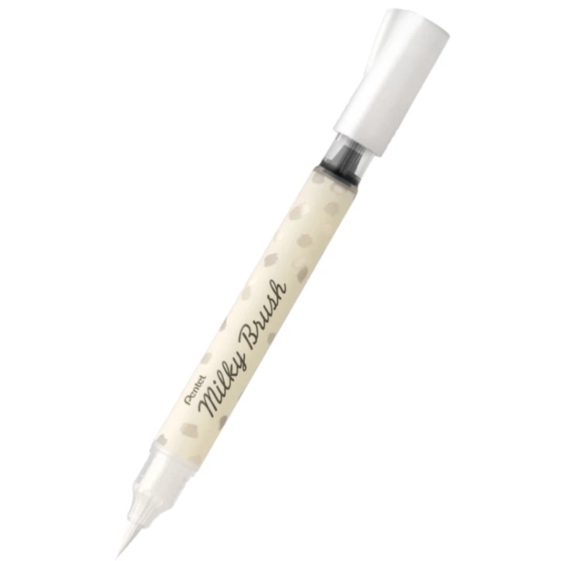 MILKY BRUSH PASTELOWY BIAŁY   PENTEL XGFH-PWX