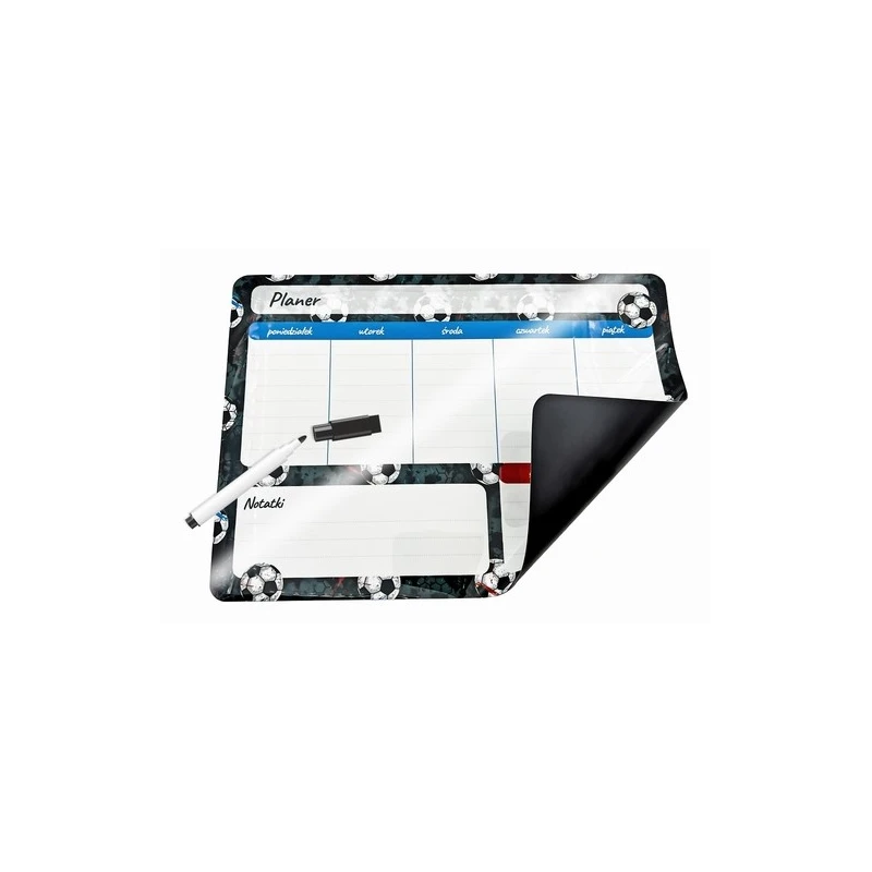 PLANER MAGNETYCZNY 35X25 TYGODNIOWY PIŁKI BIURFOL