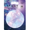 KARTECZKI SAMOPRZYLEPNE KSZTAŁTY GALAXY 25SZTUK INTERDRUK