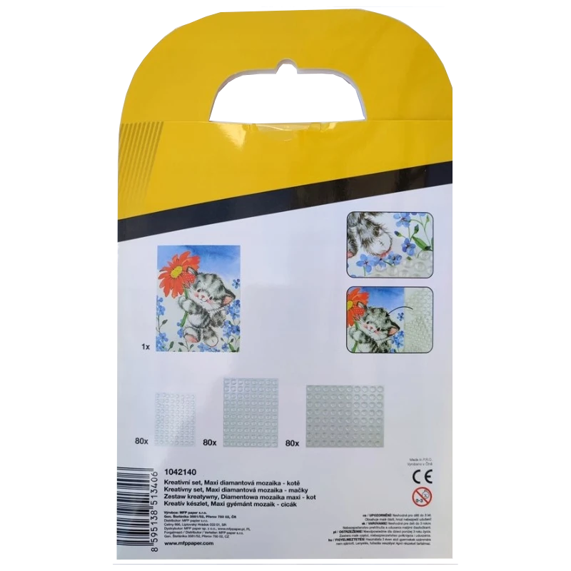 ZESTAW KREATYWNY - DIAMENTOWA MOZAIKA MAXI KOT 1042140 MFP PAPER