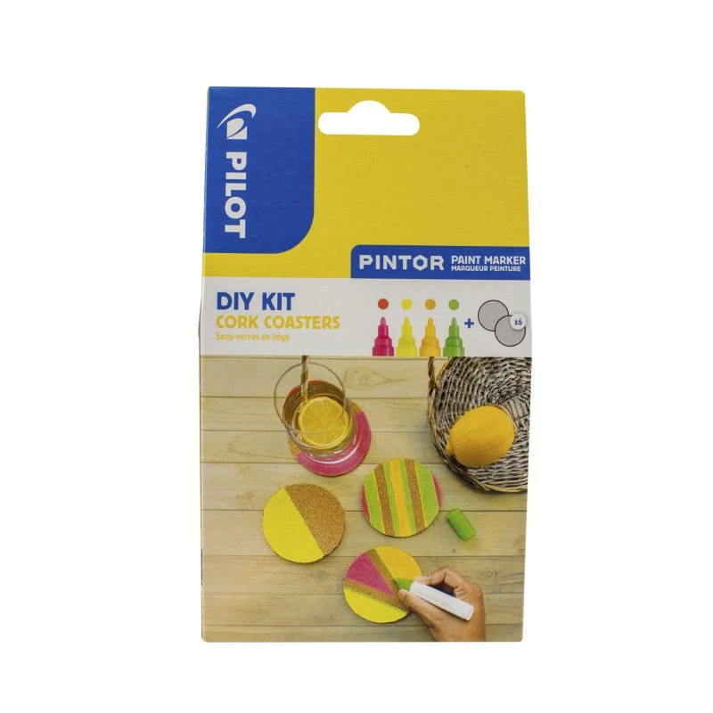 ZESTAW KREATYWNY PINTOR PODKŁADKA POD KUBEK 4XPINTOR PILOT